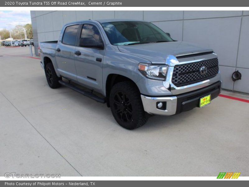 Cement / Graphite 2020 Toyota Tundra TSS Off Road CrewMax