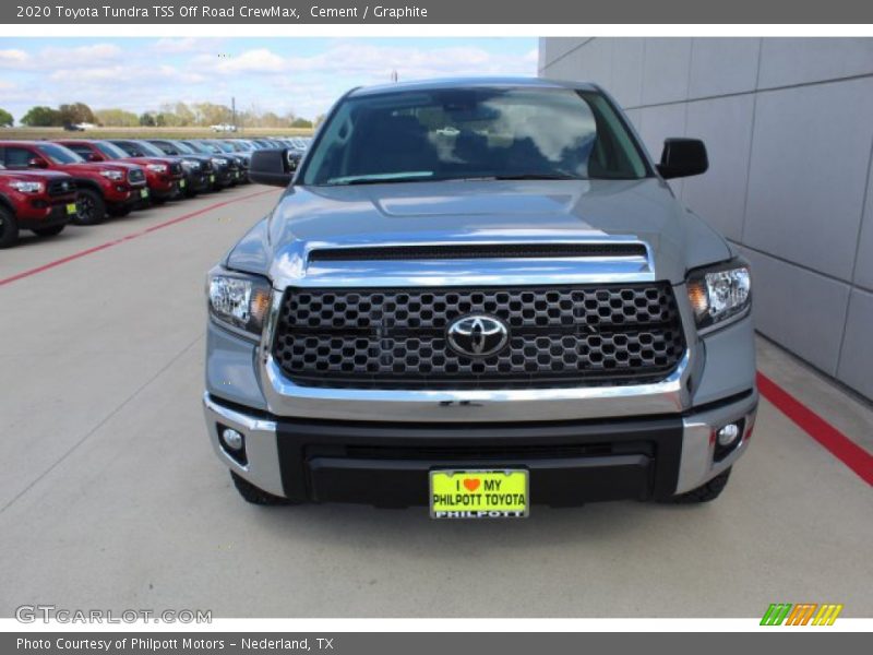 Cement / Graphite 2020 Toyota Tundra TSS Off Road CrewMax