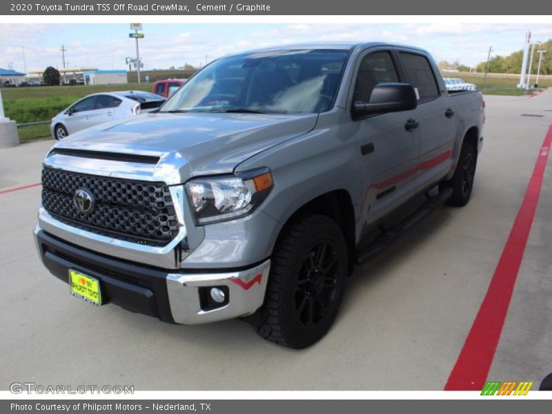 Cement / Graphite 2020 Toyota Tundra TSS Off Road CrewMax