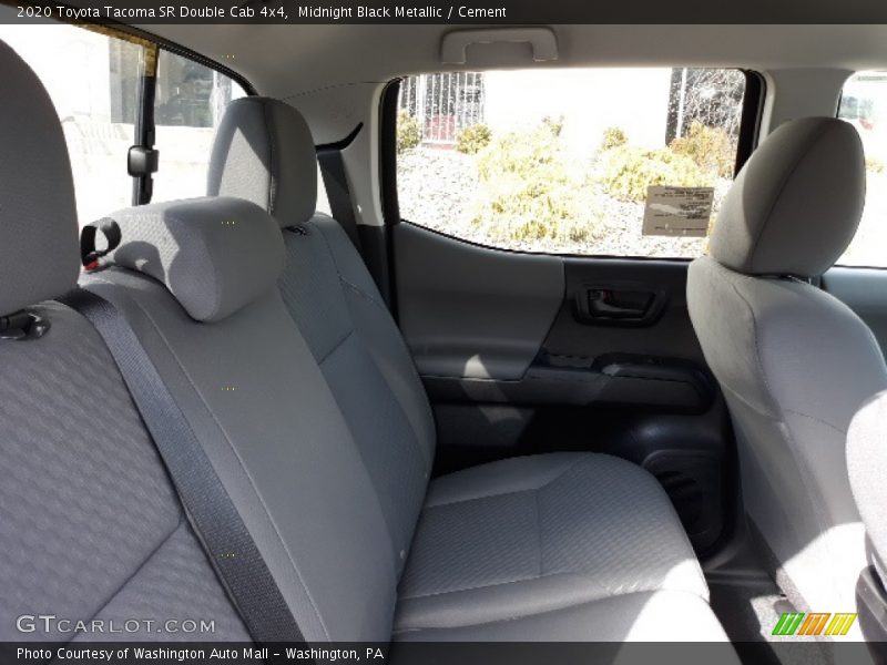 Midnight Black Metallic / Cement 2020 Toyota Tacoma SR Double Cab 4x4