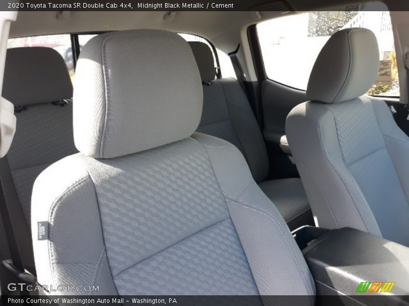 Midnight Black Metallic / Cement 2020 Toyota Tacoma SR Double Cab 4x4