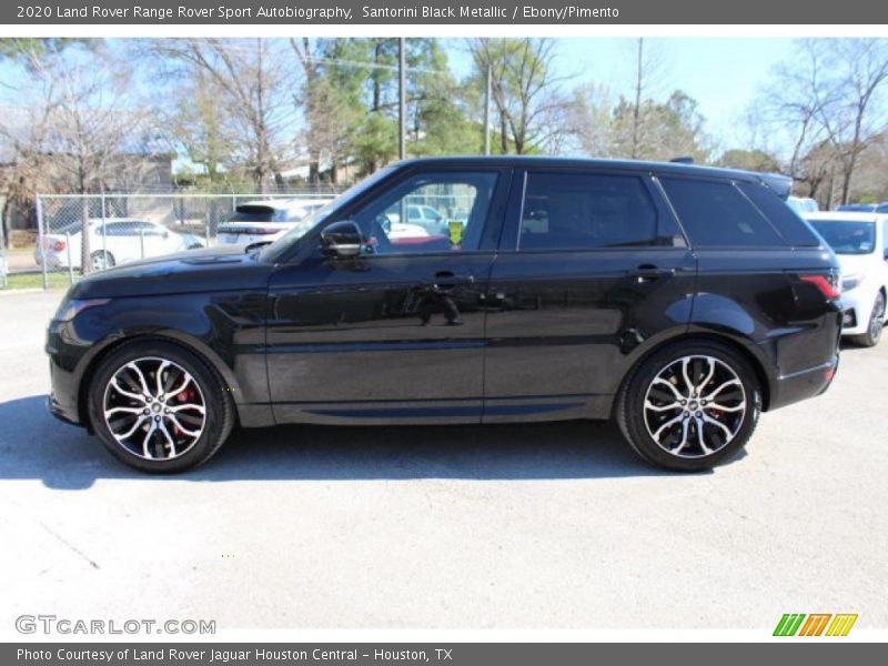 Santorini Black Metallic / Ebony/Pimento 2020 Land Rover Range Rover Sport Autobiography
