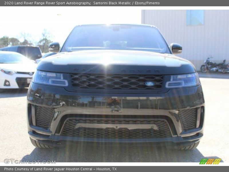 Santorini Black Metallic / Ebony/Pimento 2020 Land Rover Range Rover Sport Autobiography