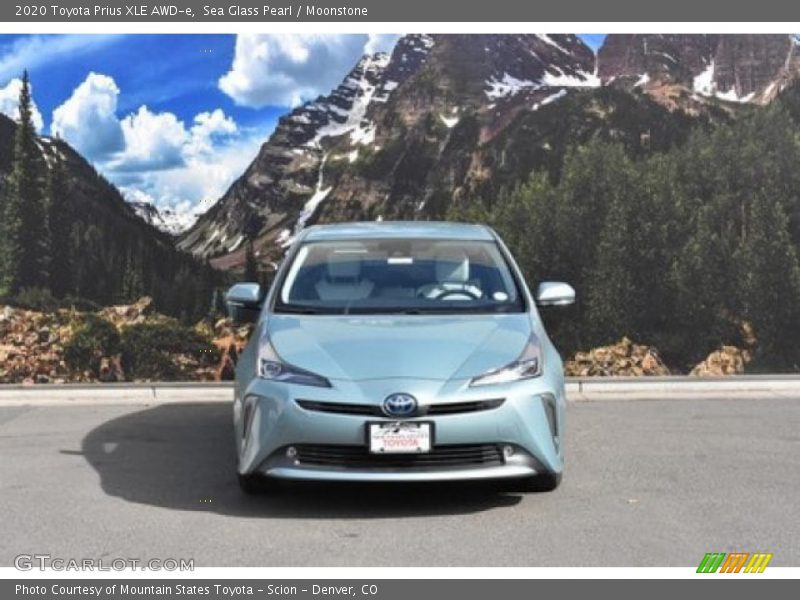Sea Glass Pearl / Moonstone 2020 Toyota Prius XLE AWD-e
