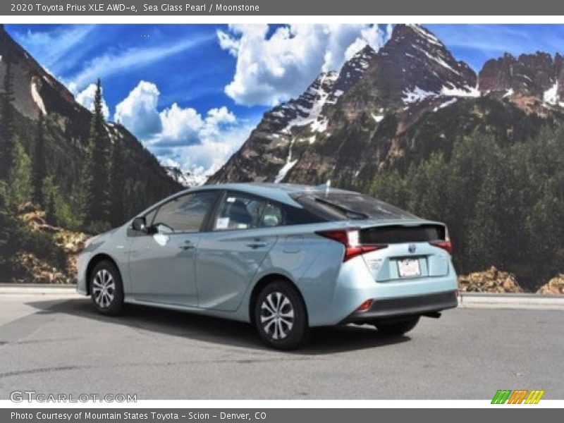 Sea Glass Pearl / Moonstone 2020 Toyota Prius XLE AWD-e
