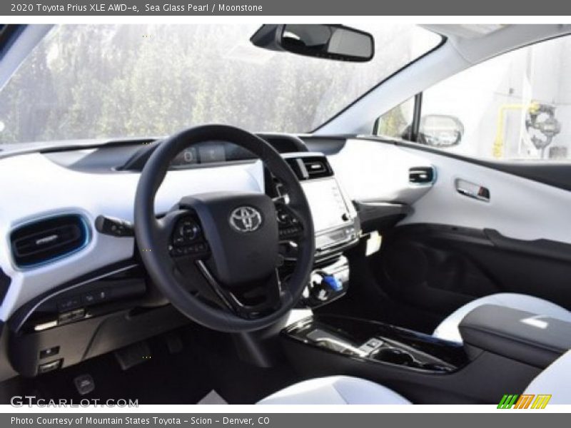 Sea Glass Pearl / Moonstone 2020 Toyota Prius XLE AWD-e
