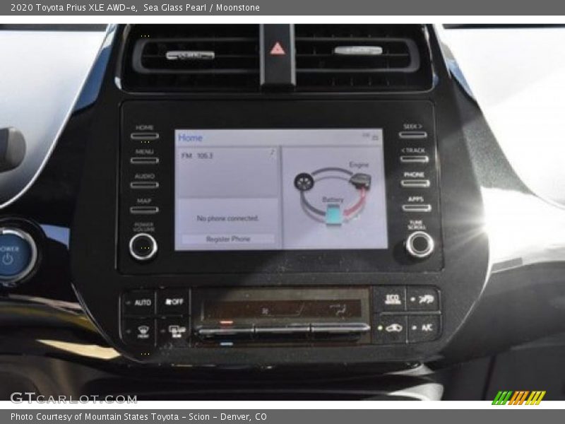 Sea Glass Pearl / Moonstone 2020 Toyota Prius XLE AWD-e