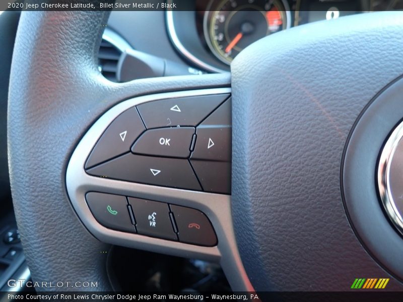 Billet Silver Metallic / Black 2020 Jeep Cherokee Latitude