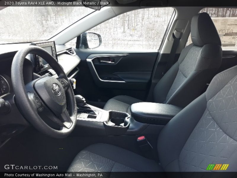 Midnight Black Metallic / Black 2020 Toyota RAV4 XLE AWD