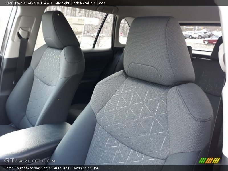 Midnight Black Metallic / Black 2020 Toyota RAV4 XLE AWD