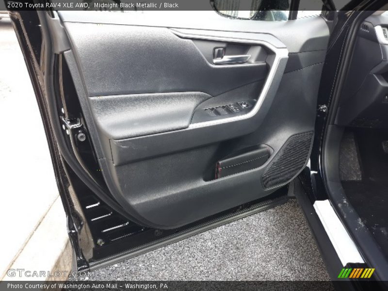 Midnight Black Metallic / Black 2020 Toyota RAV4 XLE AWD