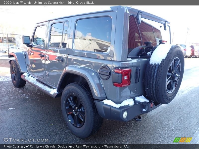 Sting-Gray / Black 2020 Jeep Wrangler Unlimited Sahara 4x4