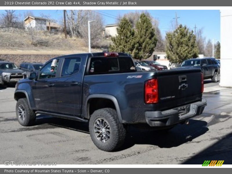 Shadow Gray Metallic / Jet Black 2019 Chevrolet Colorado ZR2 Crew Cab 4x4