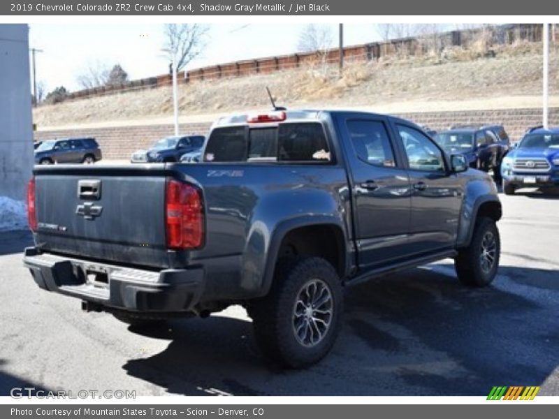 Shadow Gray Metallic / Jet Black 2019 Chevrolet Colorado ZR2 Crew Cab 4x4