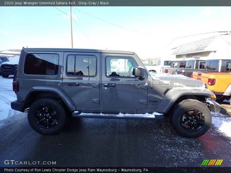 Sting-Gray / Black 2020 Jeep Wrangler Unlimited Sahara 4x4