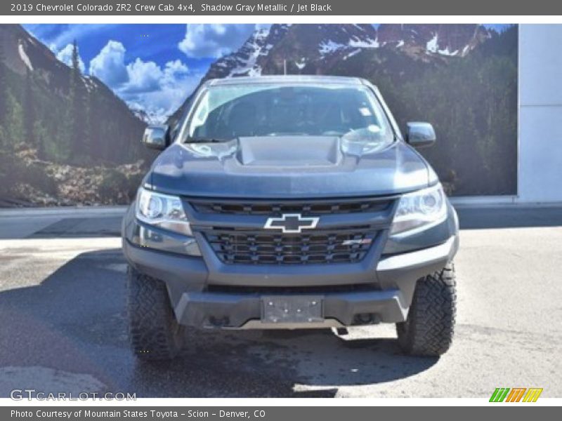 Shadow Gray Metallic / Jet Black 2019 Chevrolet Colorado ZR2 Crew Cab 4x4