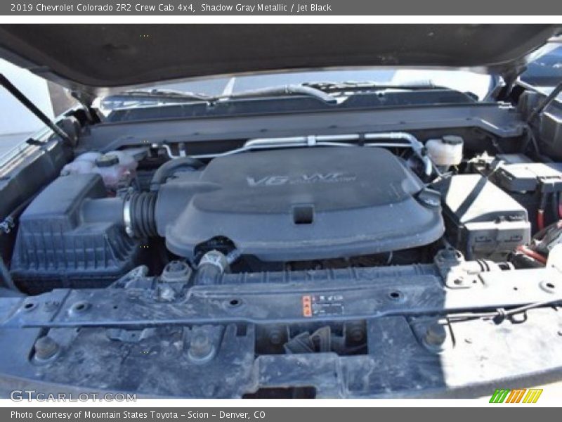 Shadow Gray Metallic / Jet Black 2019 Chevrolet Colorado ZR2 Crew Cab 4x4