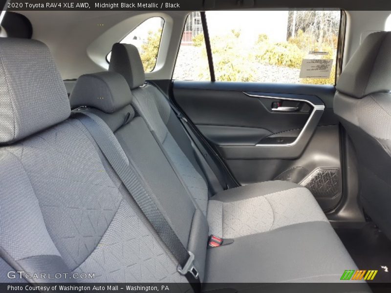 Midnight Black Metallic / Black 2020 Toyota RAV4 XLE AWD