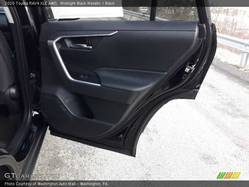 Midnight Black Metallic / Black 2020 Toyota RAV4 XLE AWD