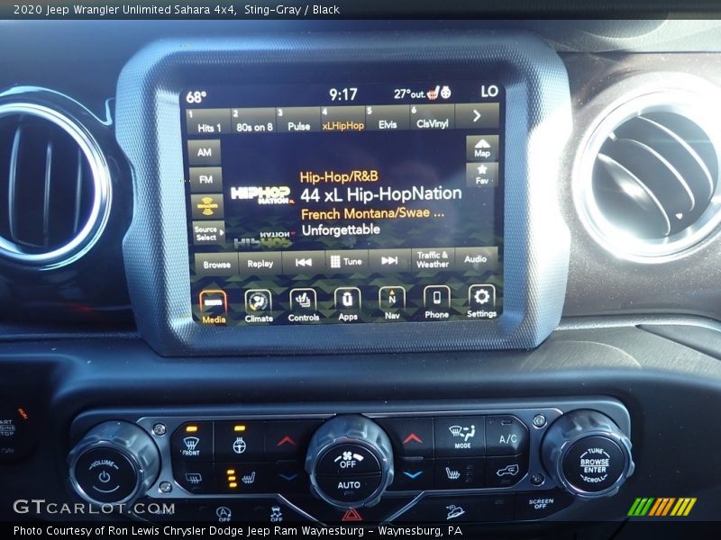 Sting-Gray / Black 2020 Jeep Wrangler Unlimited Sahara 4x4