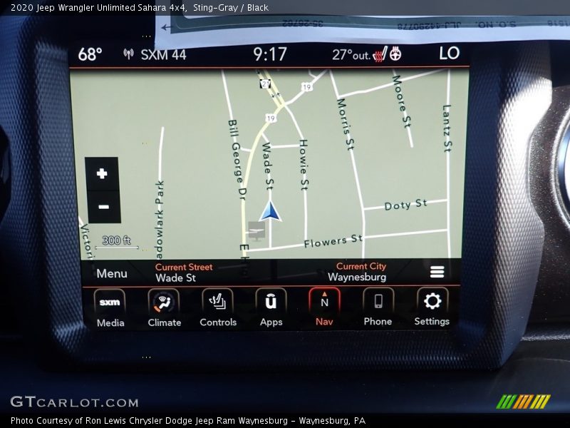 Sting-Gray / Black 2020 Jeep Wrangler Unlimited Sahara 4x4