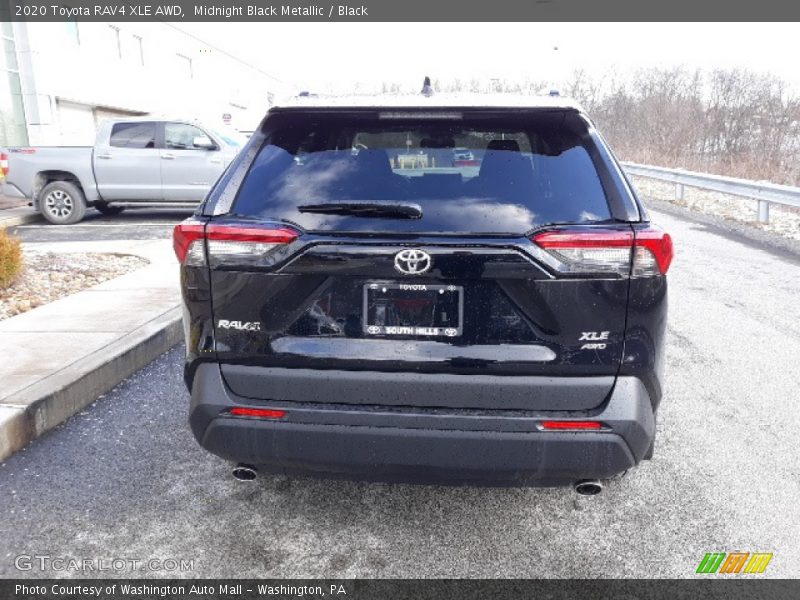 Midnight Black Metallic / Black 2020 Toyota RAV4 XLE AWD