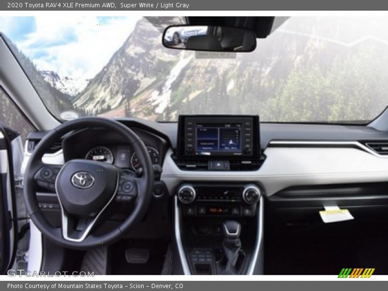 Super White / Light Gray 2020 Toyota RAV4 XLE Premium AWD