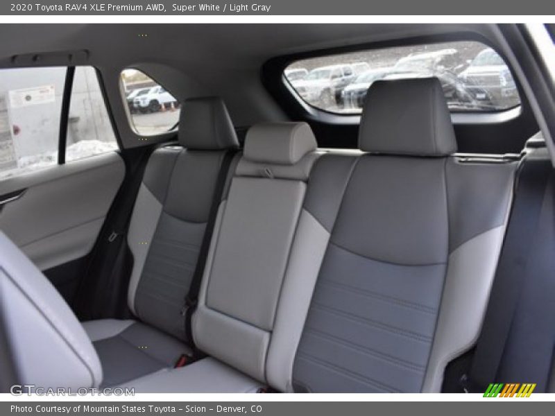 Super White / Light Gray 2020 Toyota RAV4 XLE Premium AWD
