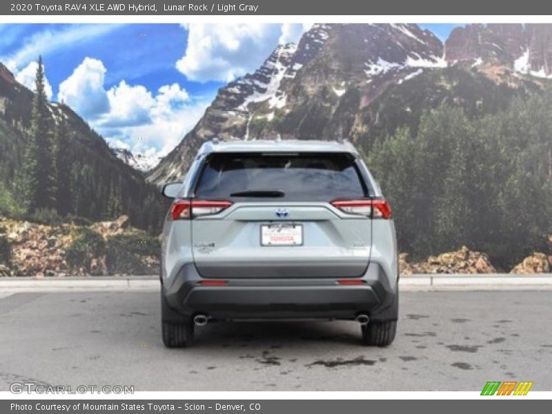 Lunar Rock / Light Gray 2020 Toyota RAV4 XLE AWD Hybrid