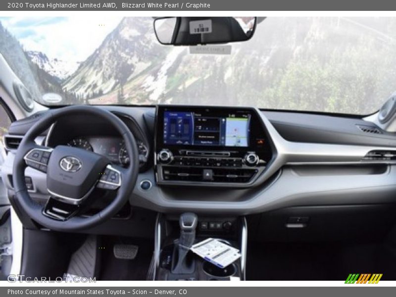 Blizzard White Pearl / Graphite 2020 Toyota Highlander Limited AWD