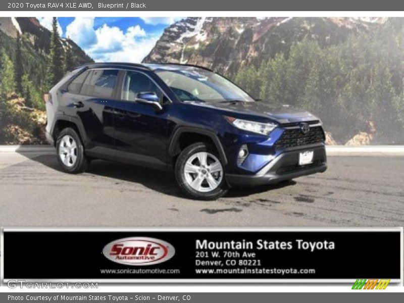 Blueprint / Black 2020 Toyota RAV4 XLE AWD