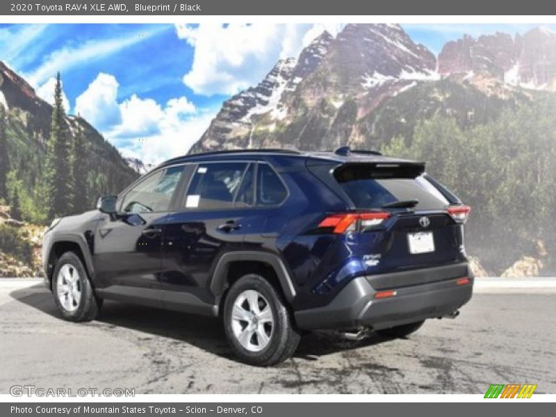 Blueprint / Black 2020 Toyota RAV4 XLE AWD