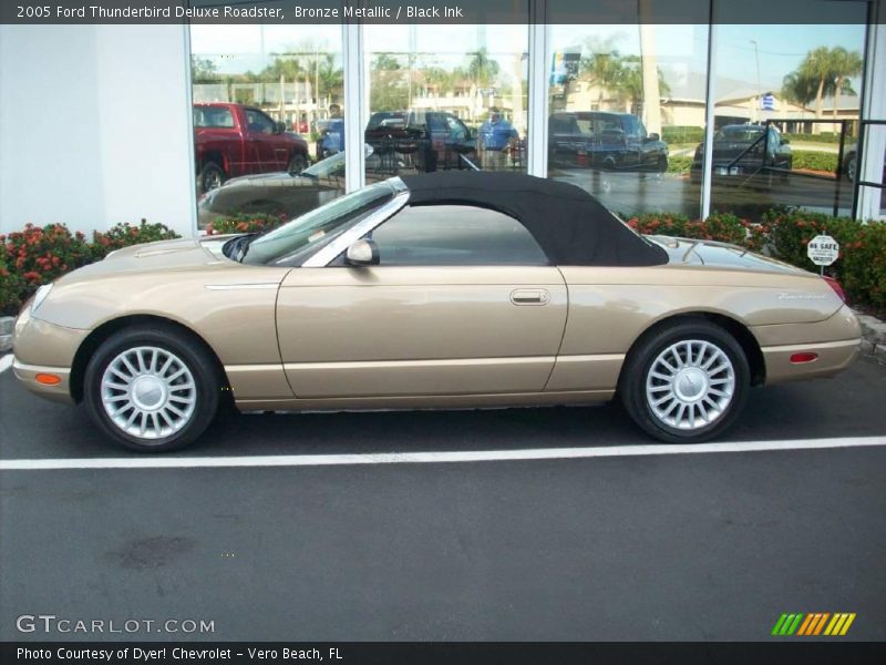 Bronze Metallic / Black Ink 2005 Ford Thunderbird Deluxe Roadster