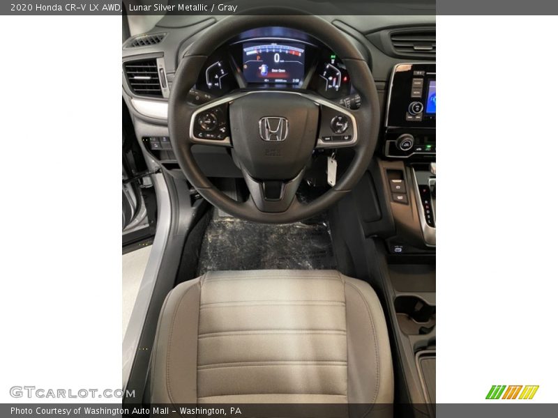 Lunar Silver Metallic / Gray 2020 Honda CR-V LX AWD