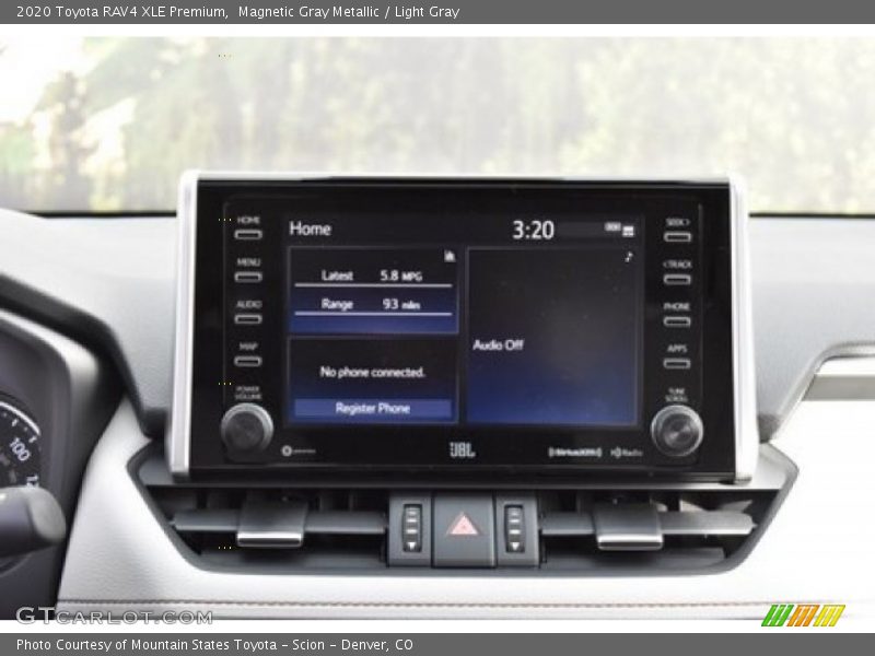 Magnetic Gray Metallic / Light Gray 2020 Toyota RAV4 XLE Premium