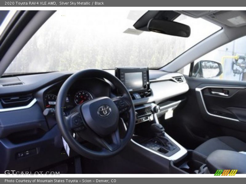 Silver Sky Metallic / Black 2020 Toyota RAV4 XLE AWD