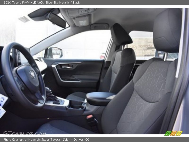 Silver Sky Metallic / Black 2020 Toyota RAV4 XLE AWD