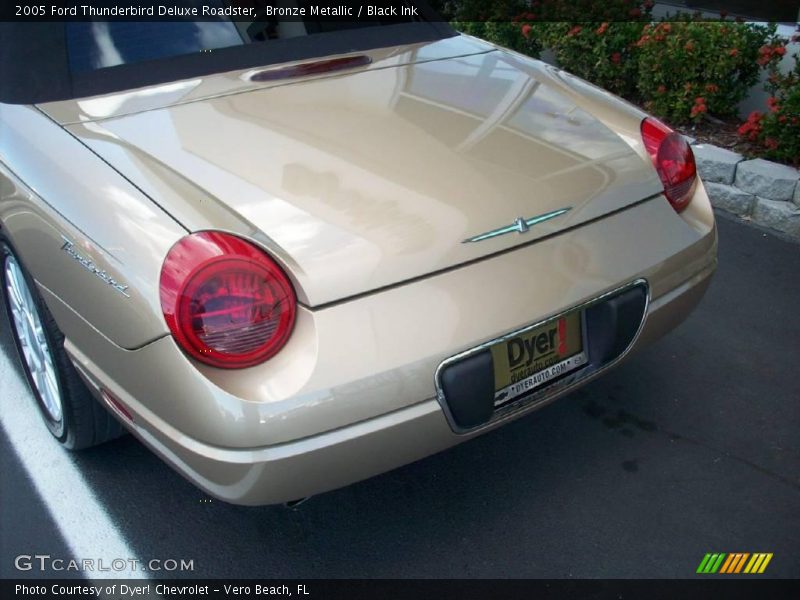 Bronze Metallic / Black Ink 2005 Ford Thunderbird Deluxe Roadster