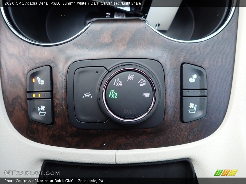Controls of 2020 Acadia Denali AWD