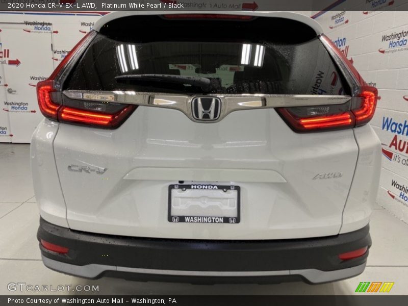 Platinum White Pearl / Black 2020 Honda CR-V EX-L AWD