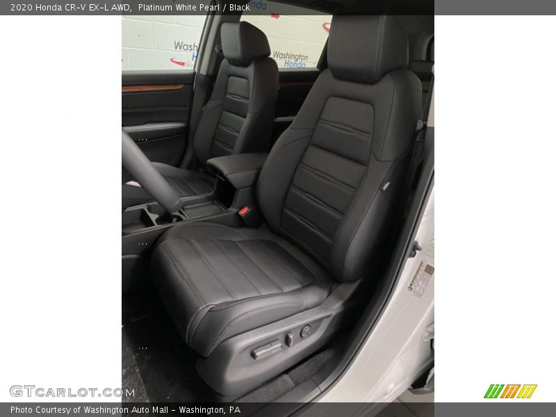 Platinum White Pearl / Black 2020 Honda CR-V EX-L AWD