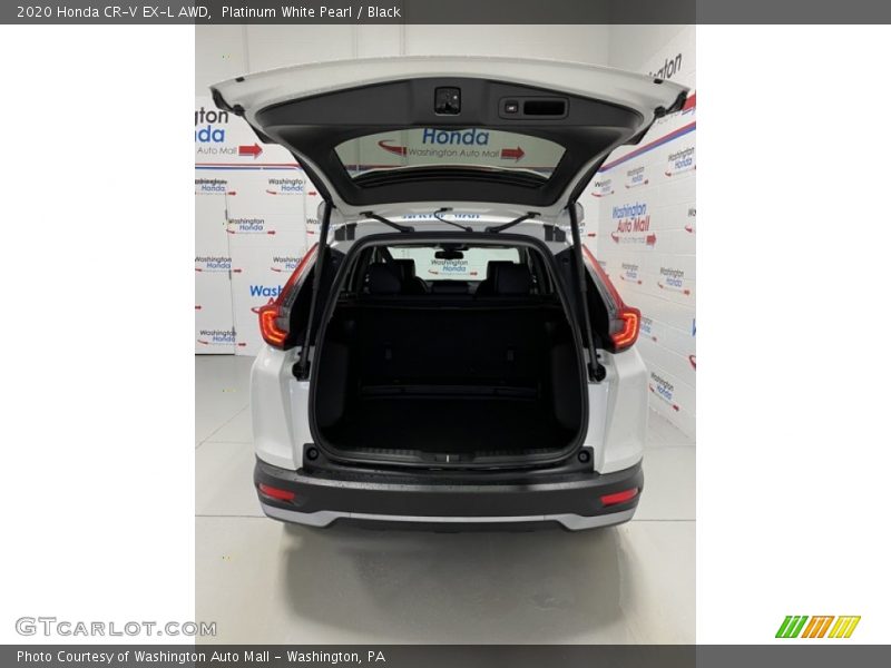 Platinum White Pearl / Black 2020 Honda CR-V EX-L AWD