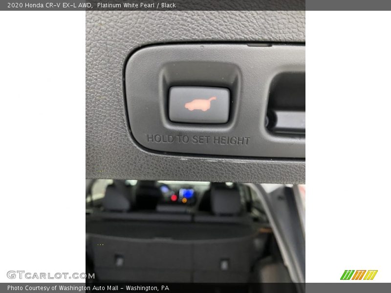 Platinum White Pearl / Black 2020 Honda CR-V EX-L AWD