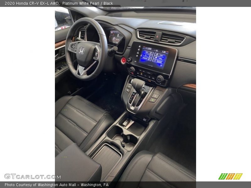 Platinum White Pearl / Black 2020 Honda CR-V EX-L AWD