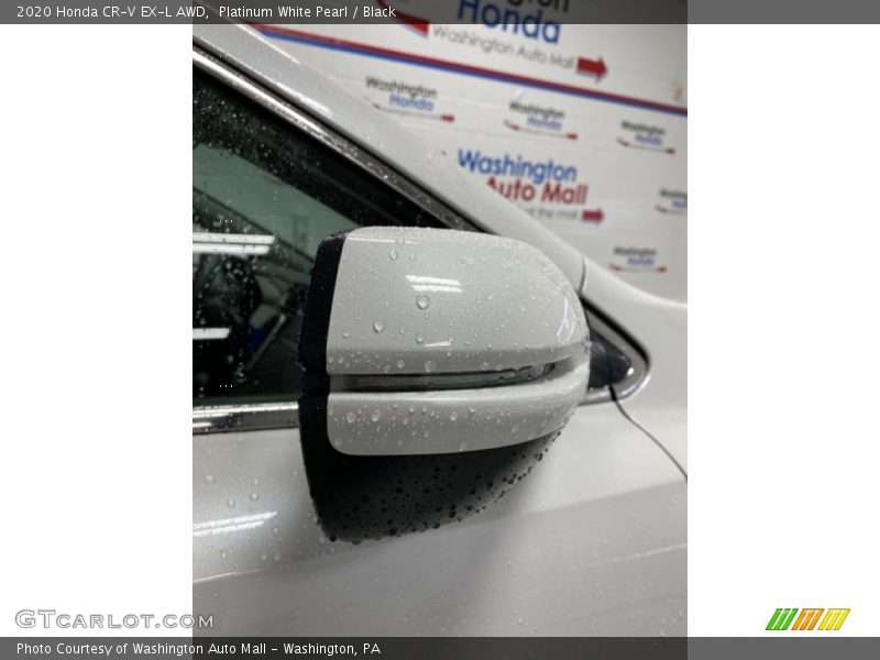 Platinum White Pearl / Black 2020 Honda CR-V EX-L AWD