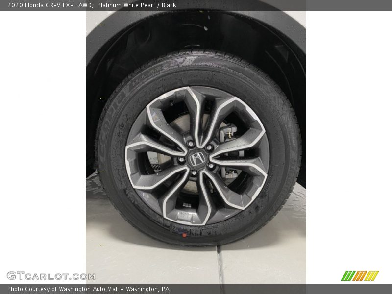 Platinum White Pearl / Black 2020 Honda CR-V EX-L AWD