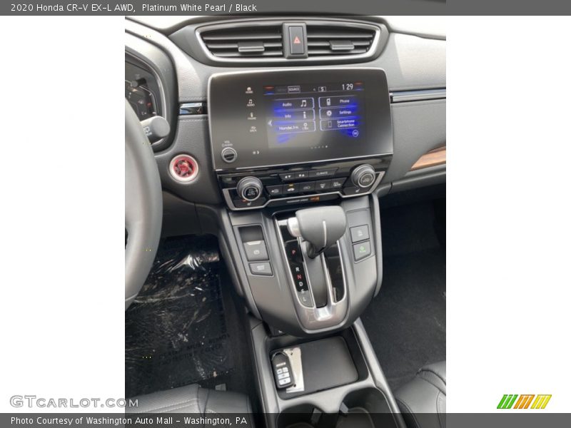 Platinum White Pearl / Black 2020 Honda CR-V EX-L AWD