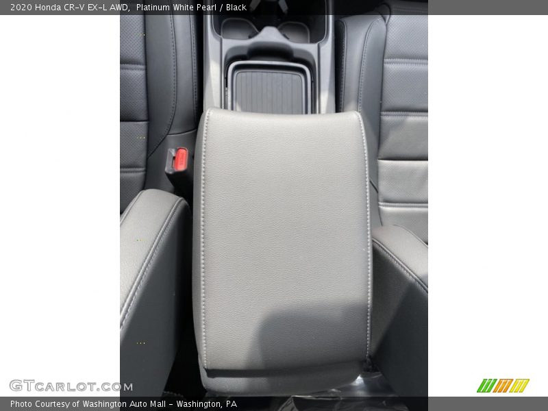 Platinum White Pearl / Black 2020 Honda CR-V EX-L AWD