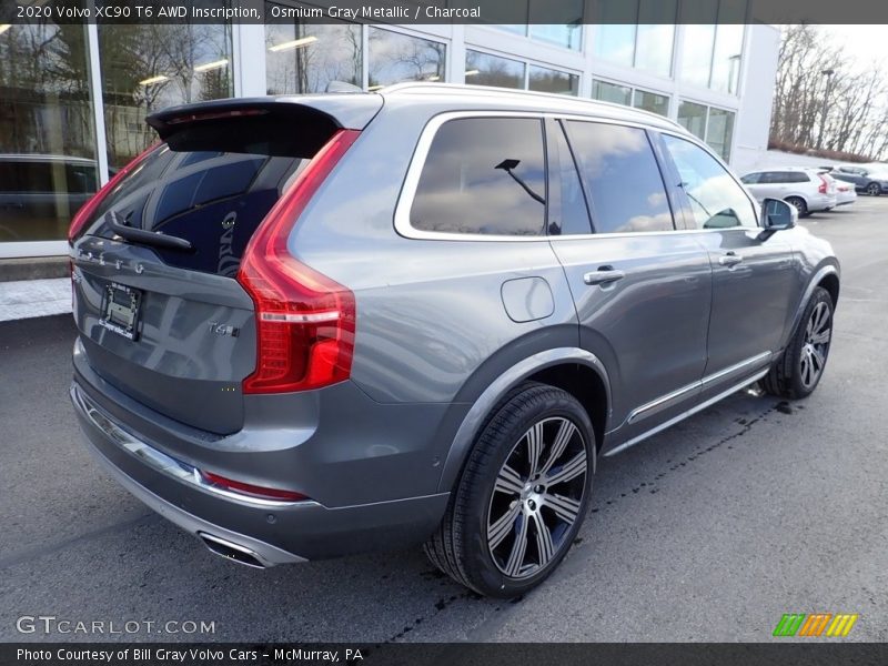 Osmium Gray Metallic / Charcoal 2020 Volvo XC90 T6 AWD Inscription