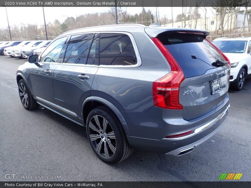 Osmium Gray Metallic / Charcoal 2020 Volvo XC90 T6 AWD Inscription